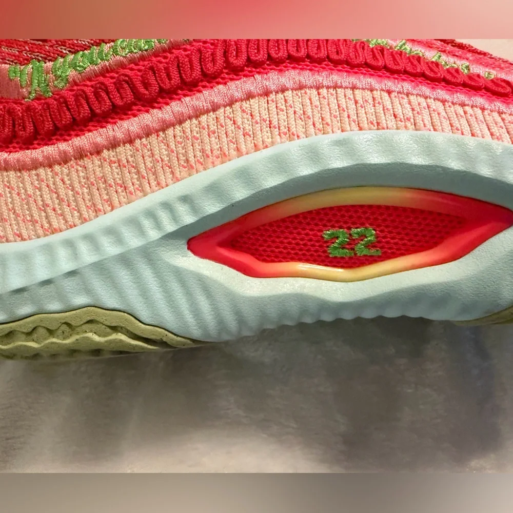 Aja Wilson x Nike Stylish Pink and Green Sneakers - Picture 10 of 16